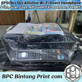 EPSON L565 ALL IN ONE. FULL SEGEL LIKE NEW TOTAL PRINT MASIH RENDAH