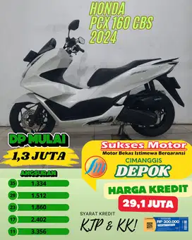 CASH / KREDIT KM LOW BARU 3 RIBU HONDA PCX 160 CBS TAHUN 2024 MINAT WA