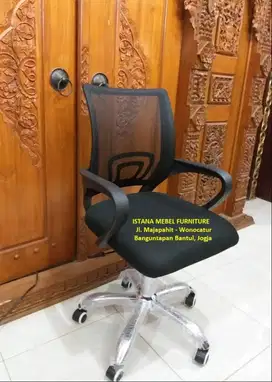 Kursi Putar Kerja Kantor Komputer Belajar Sandaran Hidrolik Importa #B
