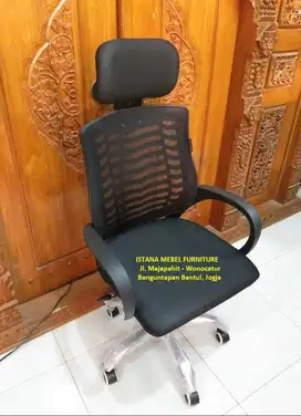Kursi Putar Kerja Kantor Belajar Komputer Sandaran Hidrolik Importa #D