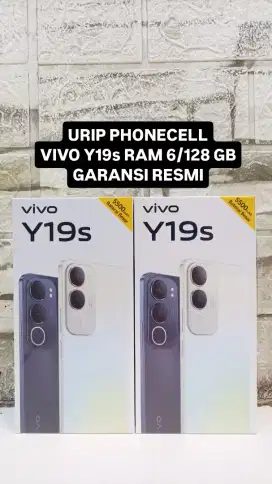 VIVO Y19s RAM 6/128 GB GARANSI RESMI