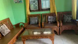 Sofa kayu jati asli