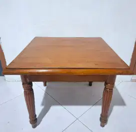 Meja table kayu ukr 58x58x tinggi 45 cm