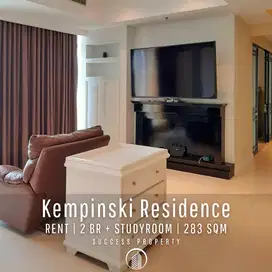 Kempinski Private Residence Grand Indonesia 2 BR + Studyroom Furnished