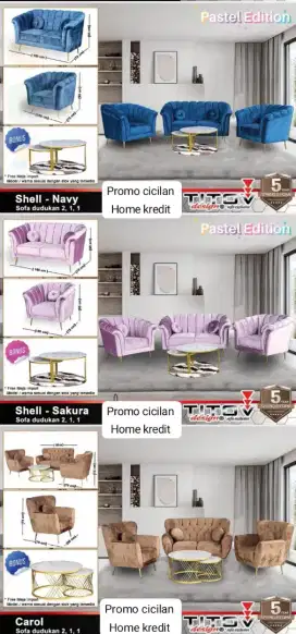 SEGAMPANGITU CICILAN SOFA PREMIUM BEBAS 1X CICILAN