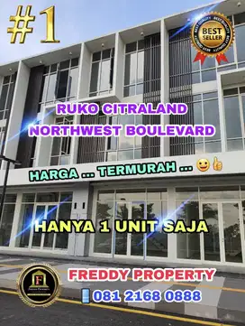 TERMURAH : RUKO NORTHWEST BOULEVARD CITRALAND