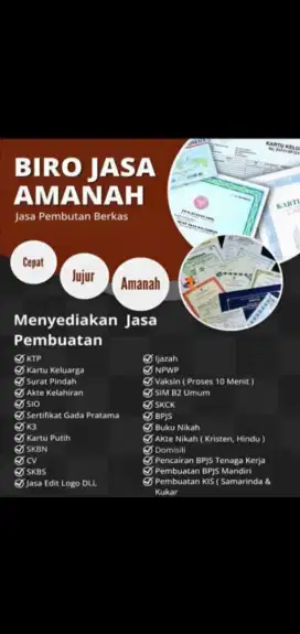 Biro jasa AMANAH