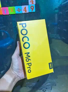 Poco m6 pro 8/256 baru new segel