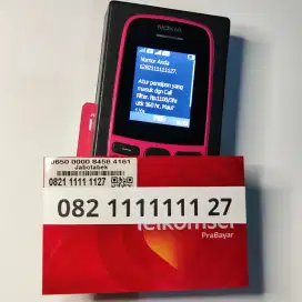 Nomor cantik simpati 1111111 telkomsel