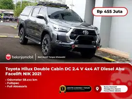 Toyota Hilux Double Cabin DC 2.4 V 4x4 AT Diesel Abu 2021/2022