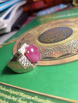 Cincin ruby bagus