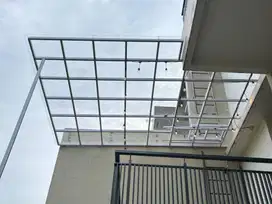 kanopi solar flat, kanopi solar tuff, kanopi transparan #23