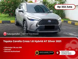 [ WARRANTY ] Toyota Corolla Cross 1.8 Hybrid AT Silver 2021/2022