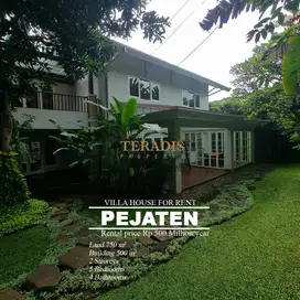 VILLA HOUSE FOR RENT PEJATEN TAMAN LUAS