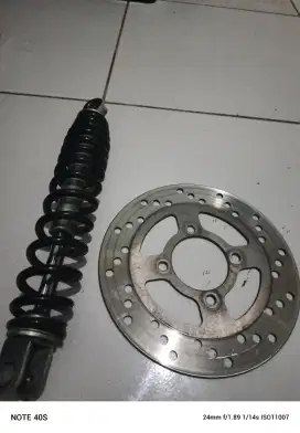 Shock beker + piringan ori mio soul karbu