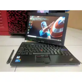 Laptop Hybrid i7 Lenovo Tablet X201 Thinkpad siap pakai