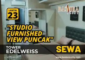 SEWA Apartemen Studio Furniture Lengkap 3 Bulanan Bassura City Jakarta