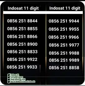 Nomer cantik indosat