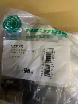 Konector xlr neutric original harga perpasang