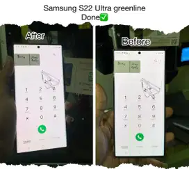 REPAIR PERBAIKAN LCD SAMSUNG DAN IPHONE GREEN LINE