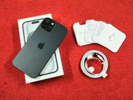 JUAL IPHONE 15 BLACK 128GB EX IBOX ON GARANSI