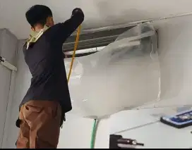 Service ac cuci ac bongkar pasang ac service mesin cuci kulkas dll