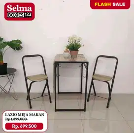 Meja makan set minimalis