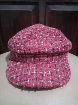Topi baret bahan wool
