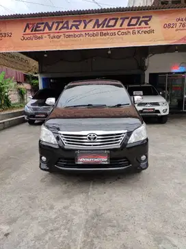 Toyota Innova 2.0 G Bensin Manual Tahun 2012 Hitam Metalik Bagus Kece