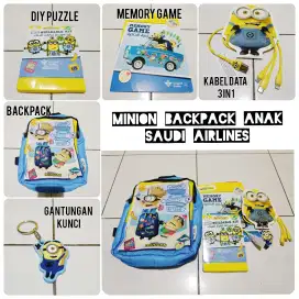 Tas Ransel Backpack Anak Minion from Saudi Airlines