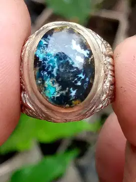 Batu bacan Doko kembang UK 15x11x5 ring uk 8