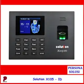 Solution X105-ID - Mesin Absensi Fingerprint - Garansi 2 Tahun