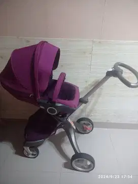 STROLLER STOKKE V5 PURPLE LIMITED NEGO