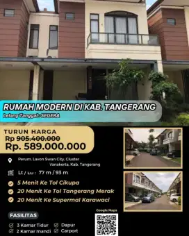 Dijual Rumah Lavon Swan City