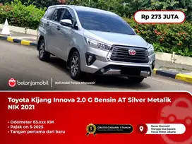 [WARRANTY] Toyota Kijang Innova 2.0 G Bensin AT Silver Metalik 2021