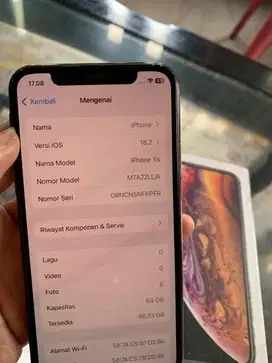 Iphone xs gold 64