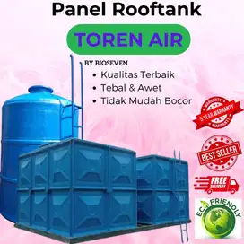 Jual Rooftank, Tangki Panel, Toren / Tandon Air Kualitas No.1