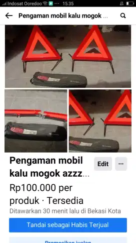 Pengaman mobil mogok ( azarrd)