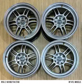 Jual velg mobil rpf1 r16 4x100 4x114,3 avanza xenia jazz yaris dll