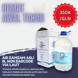 Air zam-zam asli 100% import madinah