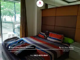 Disewakan Apartement Jakarta Residence 1BR Full Furnished Low Floor