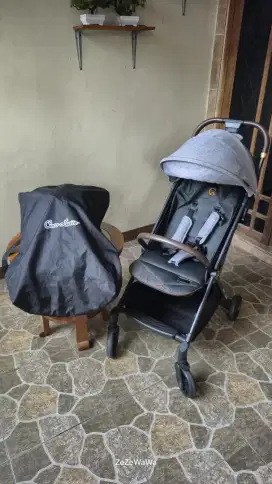 PRELOVED STROLLER COCOLATTE VAPOR AUTOFOLD+TAS