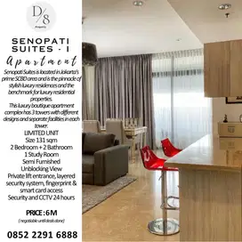 Jual SENOPATI SUITE 1, Only Rp 6M, Lokasi Bergengsi, Luas 131m2