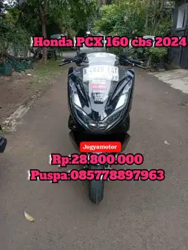 Honda PCX 160 cbs tahun 2024 gress