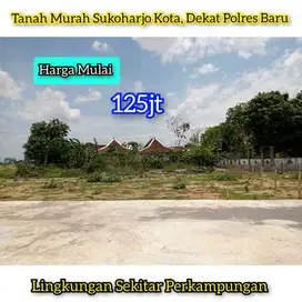 Tanah Murah Strategis Dekat Polres Baru Sukoharjo Kota.