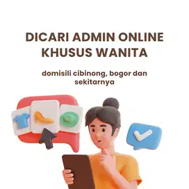 Admin Online (khusus wanita)