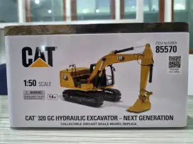 Miniatur Excavator Diecast CAT 320GC Scale 1:50 Originalll