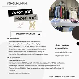 LOKER SPG JAKARTA