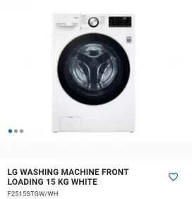 LG FRONT LOADING 15KG