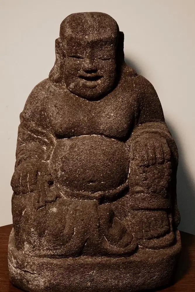 Smiling Buddha Stone